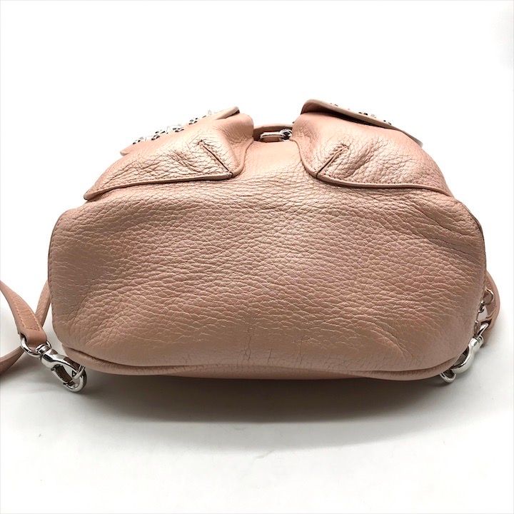 良品 JIMMY CHOO ジミーチュウ スター スタッズ レザ－ ミニ