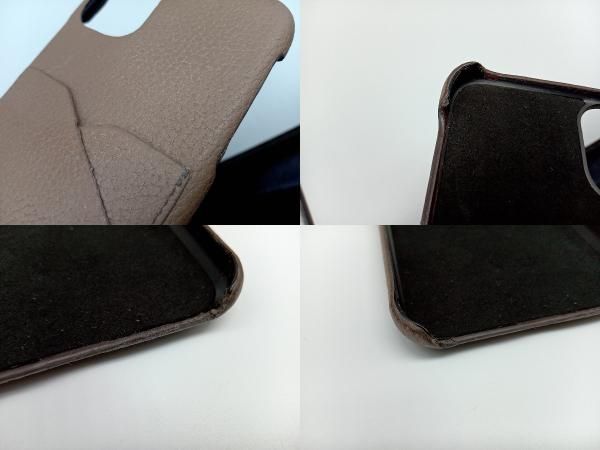 BONAVENTURA iphone11用ケース BPCT11-ET ポケット付きスマホケース Etoupe GERMAN CALF LEATHER