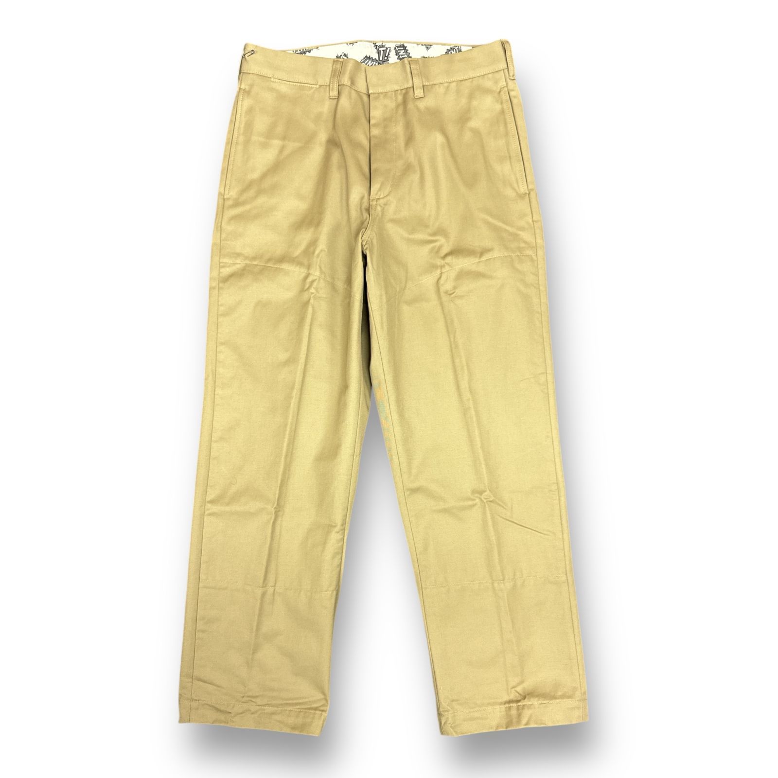 セントマイケルワイドチノパンツXL カーキ