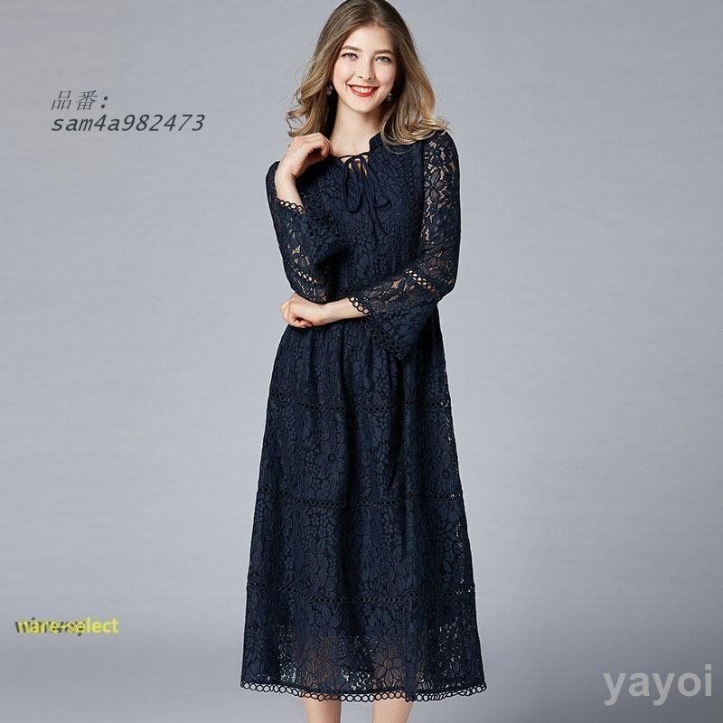 ワンピース レディース ドレス パーティードレス 結婚式 大きいサイズ レース 20代 40代 夏 冬 長袖 春 30代 おしゃれ 秋 フォーマルドレス 50代 ロング丈 am4a982473