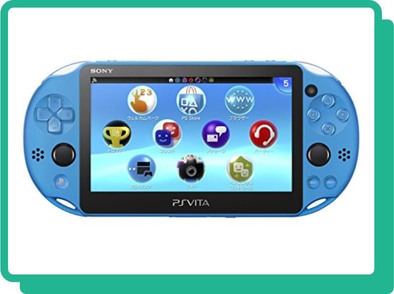 3) アクア・ブルー_3) 本体のみ PlayStation Vita Wi-Fiモデル アクア