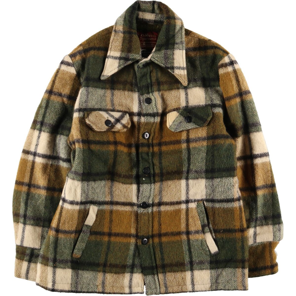 70s KING’S ROAD × Sears ウールジャケット 古着 USA 古着 70年代 シアーズ Sears KINGS ROAD キングスロード チェック柄