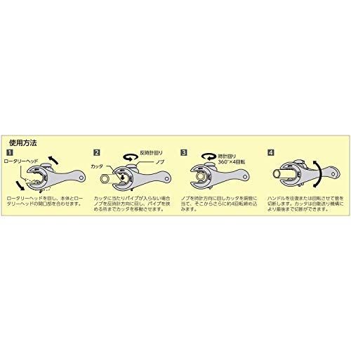 京都機械工具(KTC) ミニラチェットチューブカッタ (銅管用) PCRT23