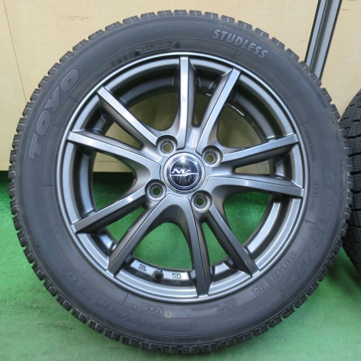 バリ溝！23年！9.5分☆165⁄55R14 バイキング CITY TECH CT6 タイヤ 14