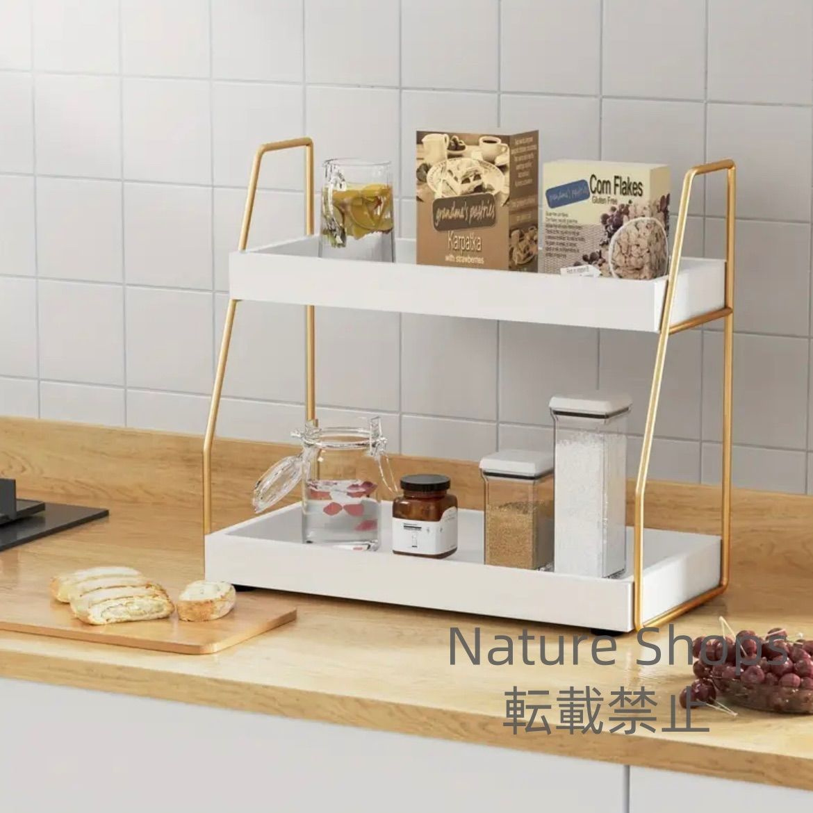 スカンジナビア風 デスク収納