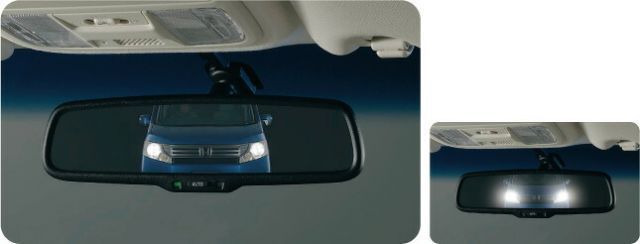 HONDA ホンダ STEPWGN ステップワゴン ホンダ純正 オートデイナイトミラー 本体 取付アタッチメント セット 2011.08～2012.03