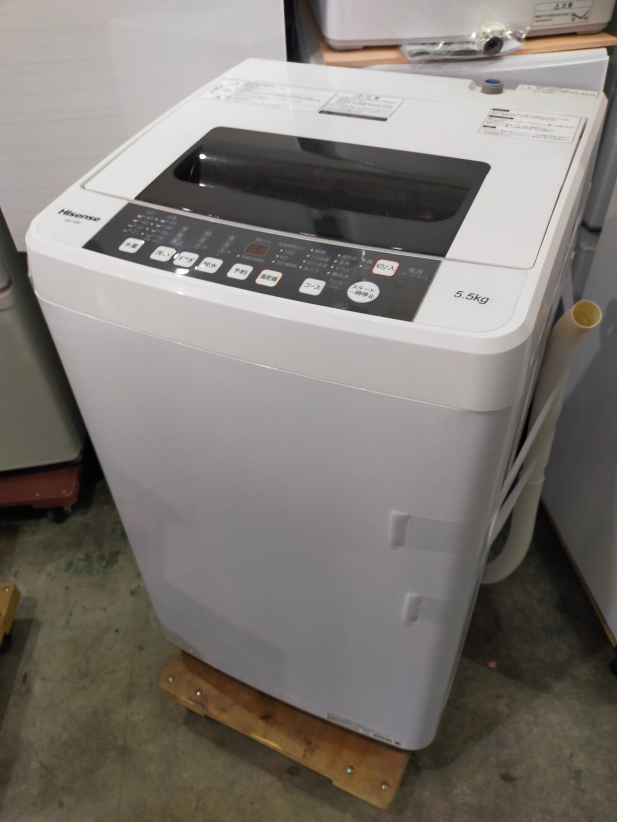 洗濯機 ハイセンス HW-T55C 5.5kg 2019年製 - メルカリ
