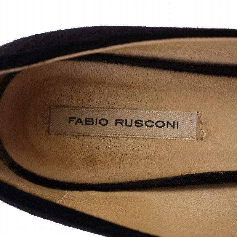 ファビオルスコーニ FABIO RUSCONI パンプス チャンキーヒール
