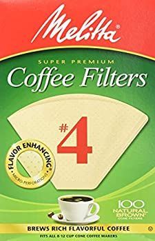 3 - Melitta Cone Coffee Filters Natural Brown 4 100 count 3