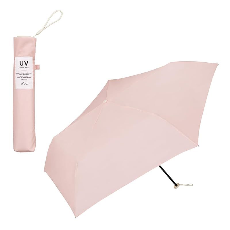 【2024】Wpc. 超軽量 雨傘 [Air-Light]ソリッド ミニ ベビーピンク 折りたたみ傘 レディース 55cm 115g おしゃれ 可愛い 通勤 通学 旅行 コンパクト 小さい 軽い パステル 女性 無地 AL03-001-002 0