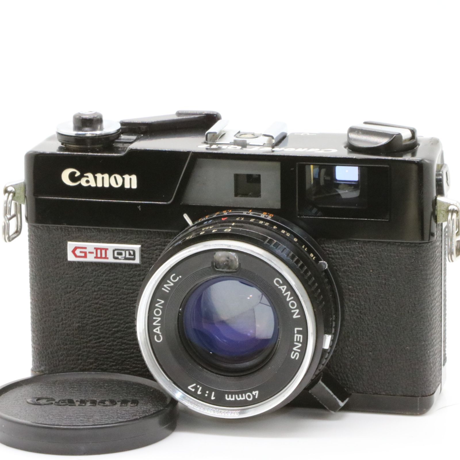 良品 Canon Canonet QL17 G-Ⅲ G3 ブラック 40mm f1.7 レンジ