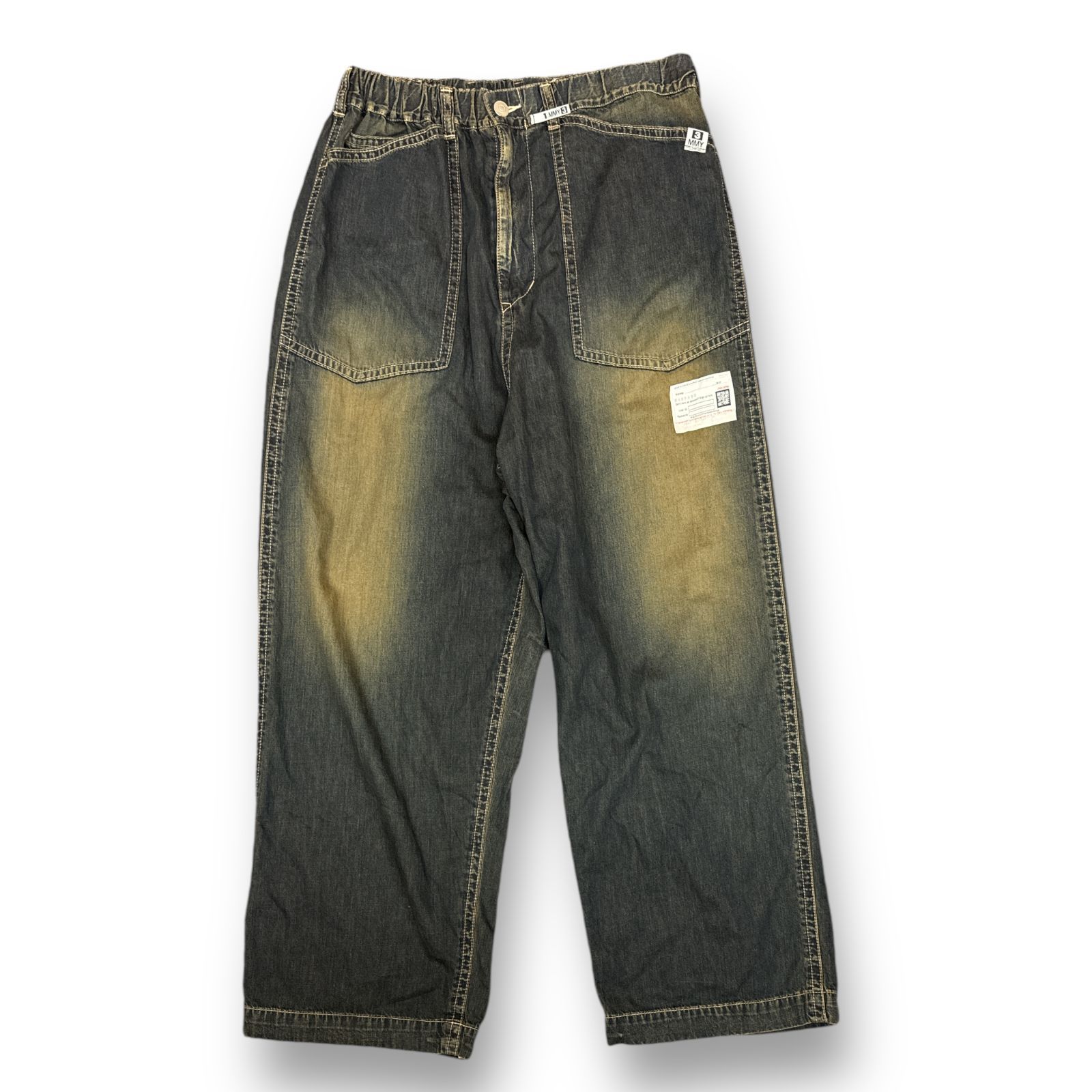 定価61600円 Maison MIHARA YASUHIRO 24SS DENIM BAKER PANTS デニム 