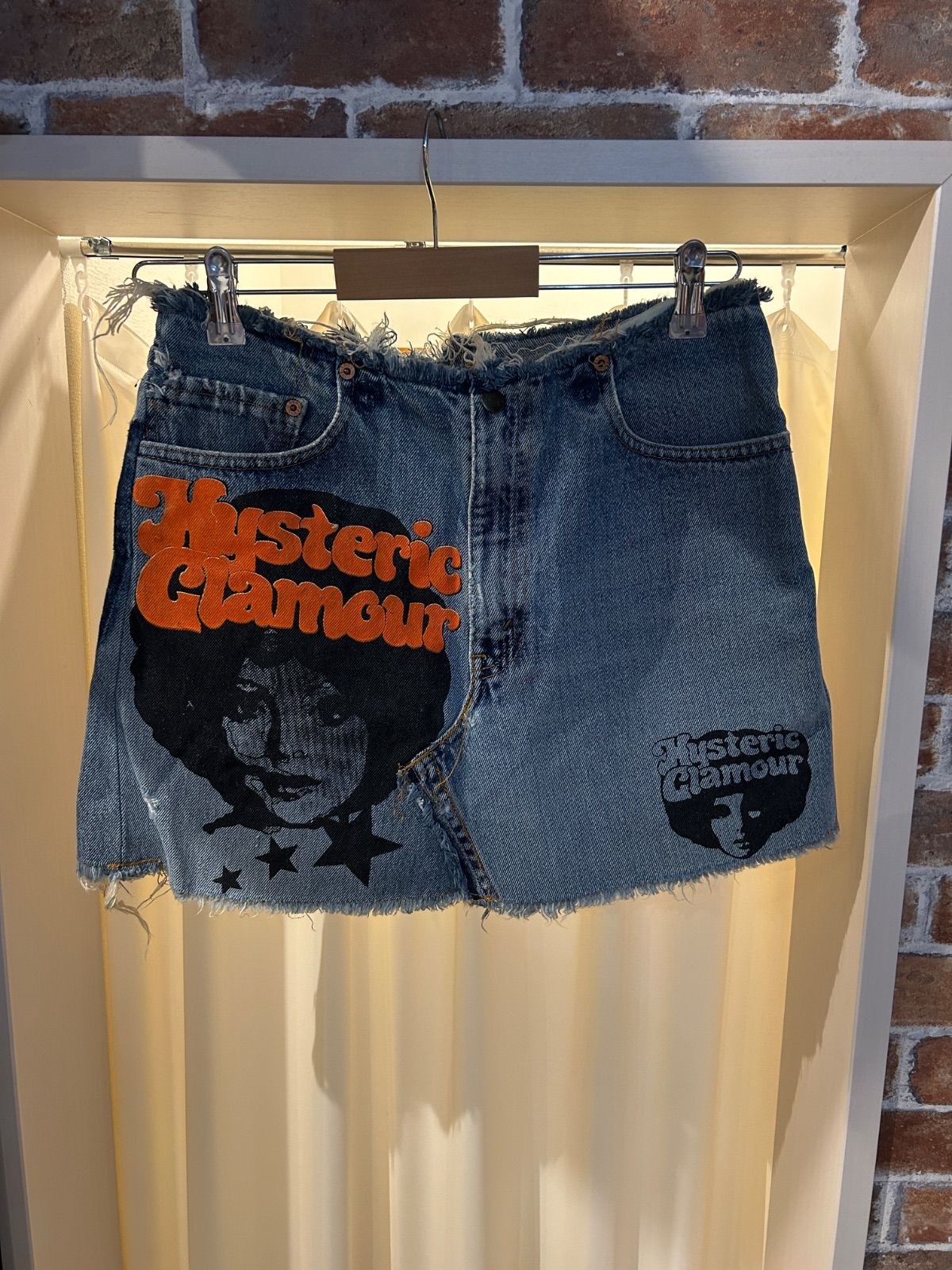 ヒステリックグラマー Hysteric Glamour リーバイス Levi si デニムスカート ミニスカート インディゴ A-291