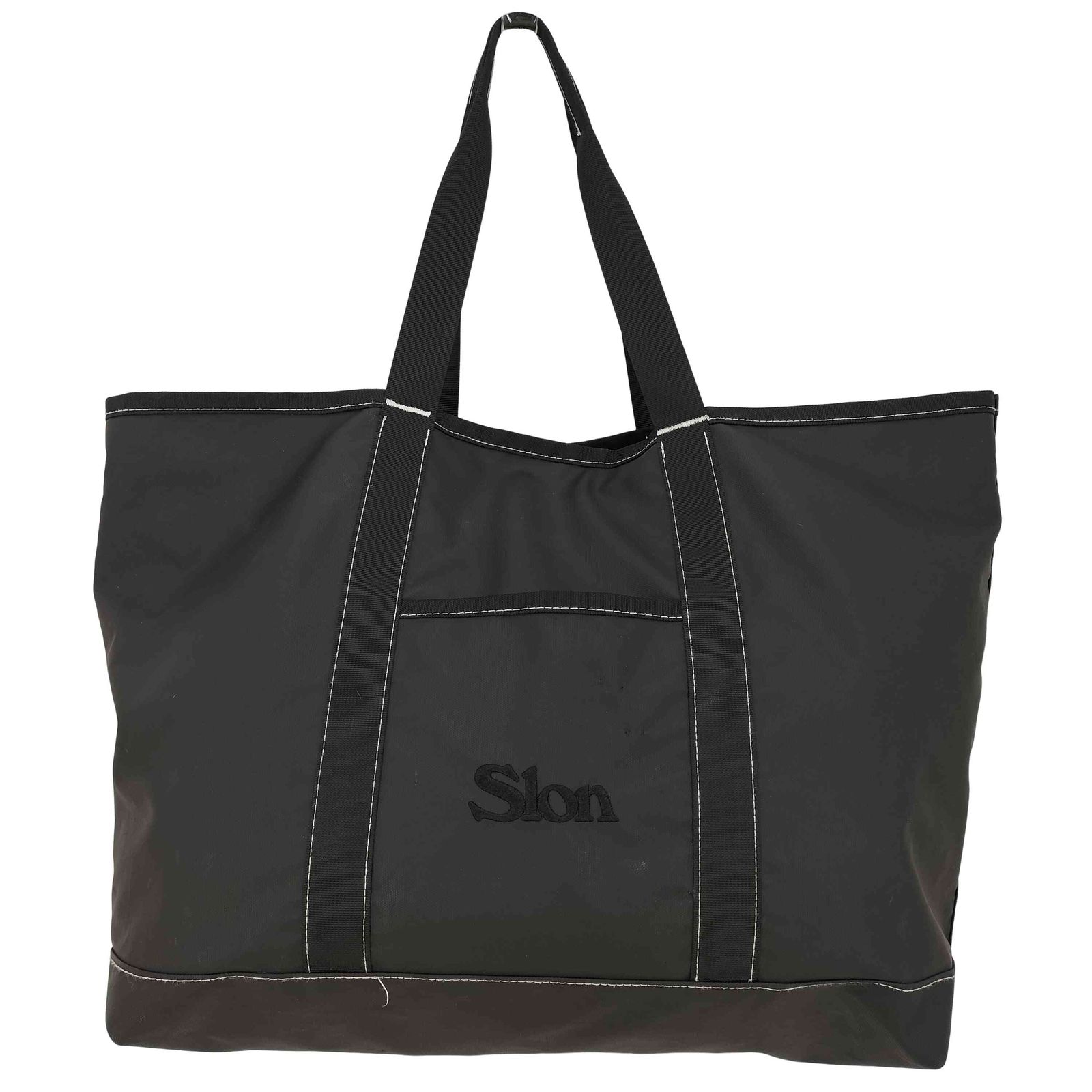 スロン SLON Utility Stitched Black Tote Bag  2WAY トート メンズ 表記無 