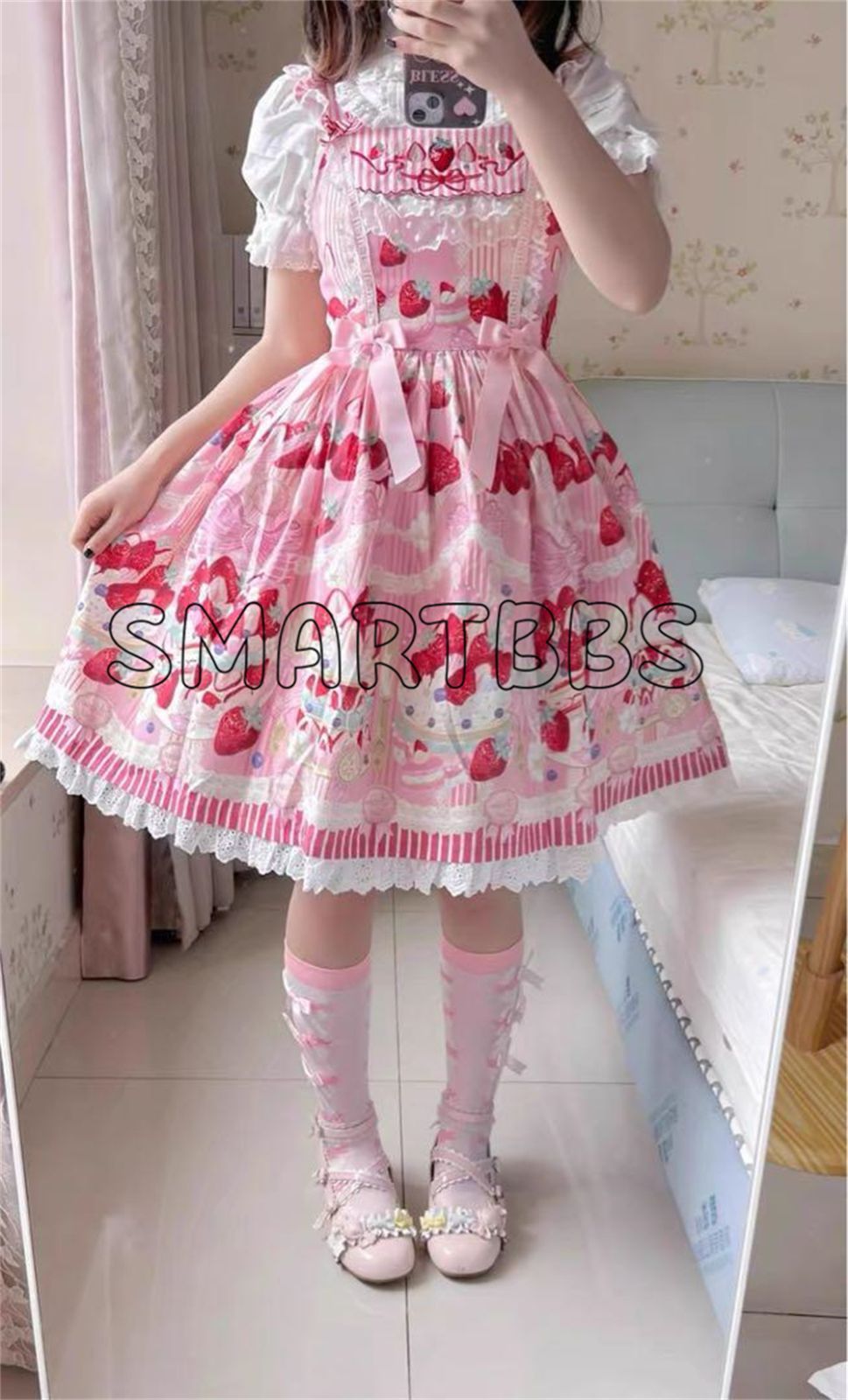 甘ロリワンピース♪ピンク Mサイズ ネコちゃん柄お出かけや女子会にも最適 予約販売】子猫の甘ロリスイートワンピース – ロリータ
