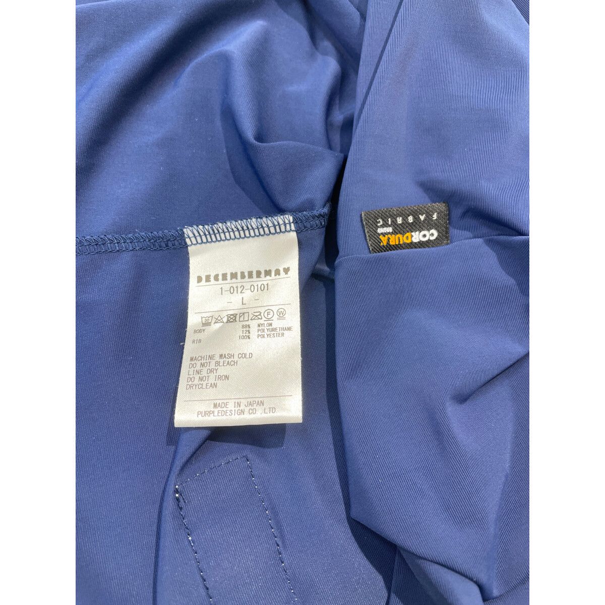 中古 メンズ ディセンバーメイ DECEMBERMAY 半袖ポロシャツ L 紺