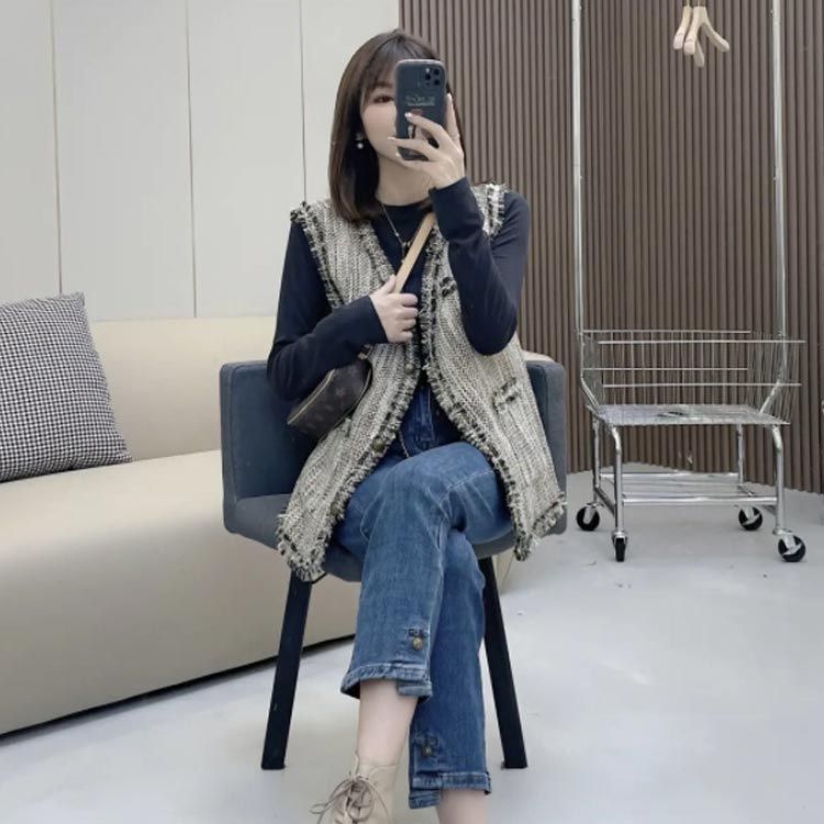 styling/ スタイリング　カットツイード　ジレ　ノースリーブジャケット 20240729155855_9_1.jpg