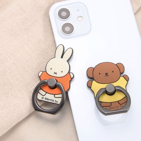 ミッフィー スマホリング ボリス りんご スナッフィー かわいい オシャレ 可愛い キャラクター グッズ ◆