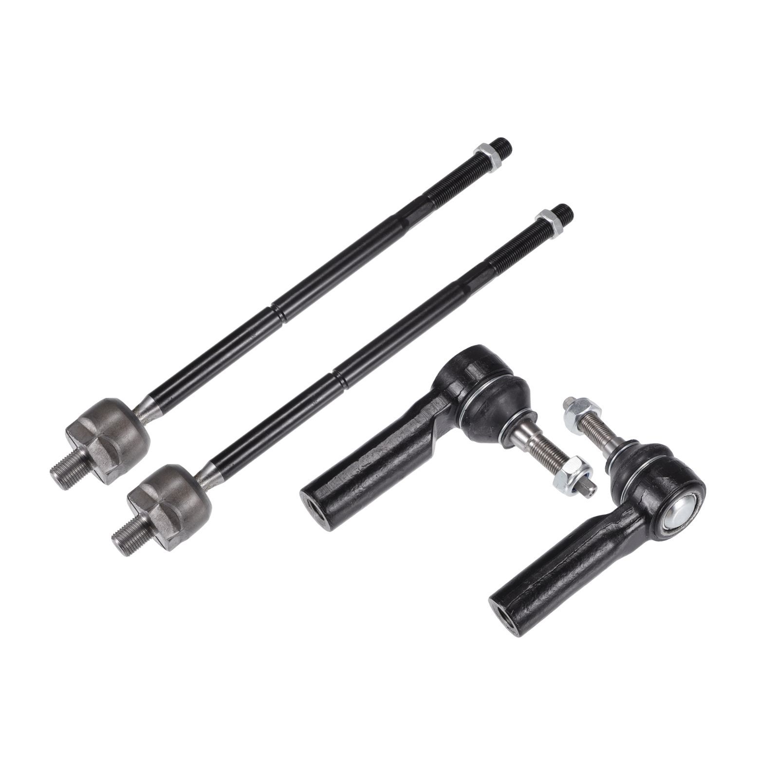 X AUTOHAUX フォードに対応 マスタング 2005-2010 用 4個セット フロント インナー アウター タイロッドエンド キット サスペンション ステアリング タイロッドエンド ドラッ クリンク