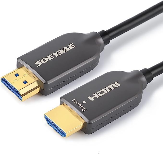 蛟､荳九£�ｼｽ縲先眠蜩∵悴菴ｿ逕ｨ縲全OEYBAE 4K HDMI繧ｱ繝ｼ繝悶Ν 15mSOEYBAE 4K 繝輔ぃ繧､繝舌�ｼ繧ｪ繝励ユ繧｣繝�繧ｯ HDMI 繧ｱ繝ｼ繝悶Ν 15M HDMI  2.0 繧ｱ繝ｼ繝悶Ν 4K 60Hz HDR/Ultra HD 4:4:4 HDCP2.2 19Gbps 蜑ｲ螳会ｼ∵悴菴ｿ逕ｨ蜩�ｼ帙ロ繧ｯ繧ｹ繝医す繝ｧ繝�繝� 繝｡繝ｫ繧ｫ繝ｪ