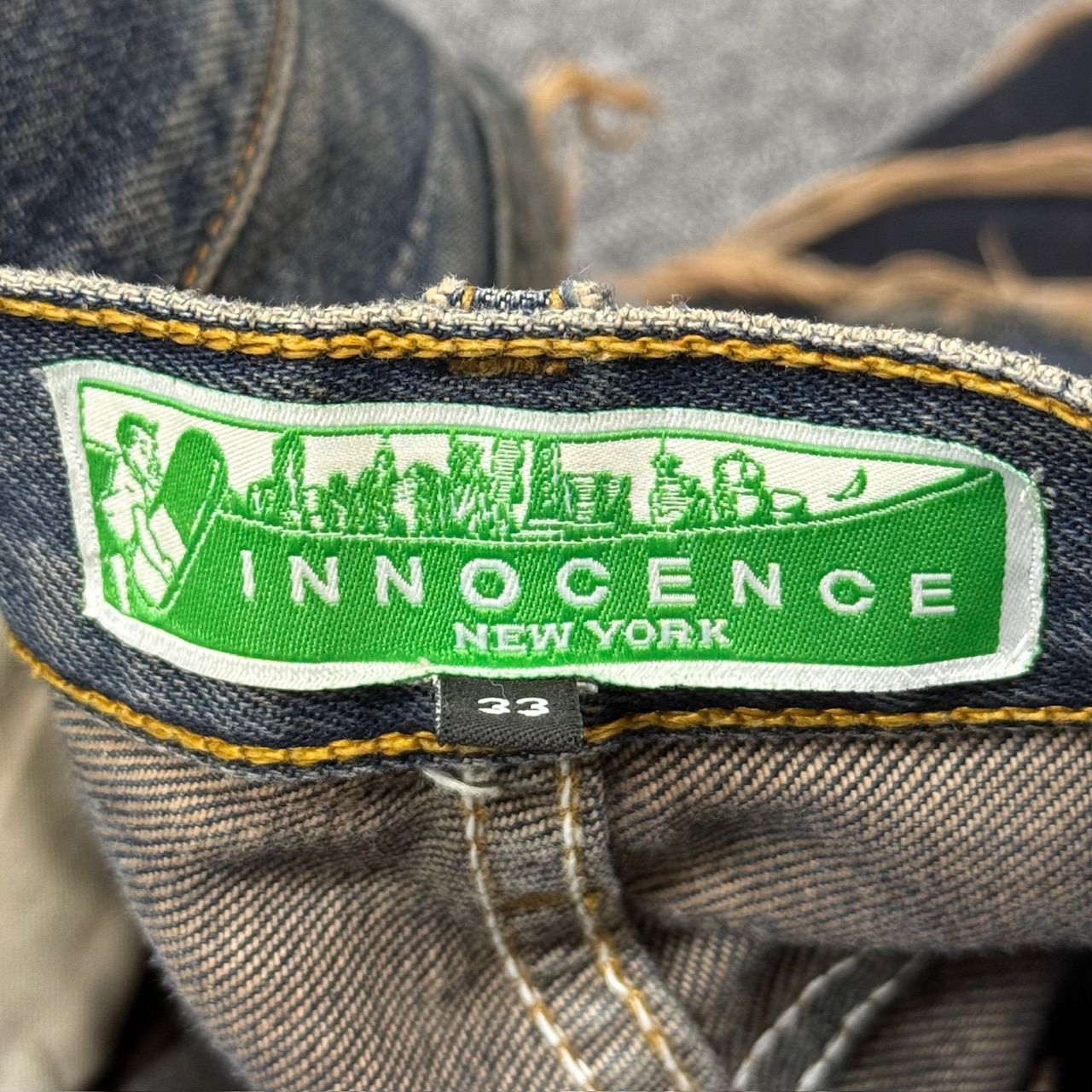 INNOCENCE NY DESTROY DENIM PANTS デストロイデニムパンツ ダメージ 