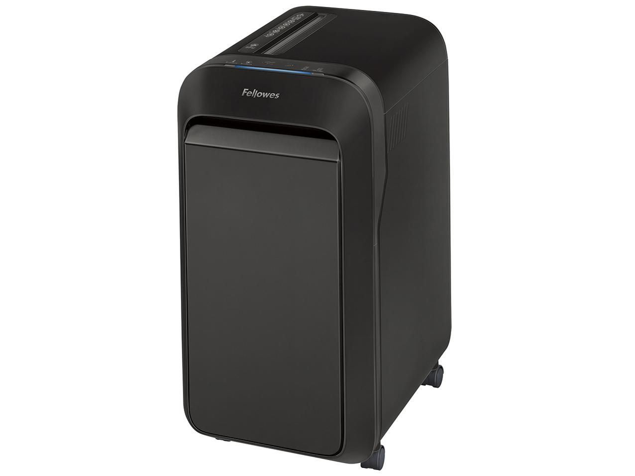 4営業日で発送 FELLOWS フェローズ LX220 電動シュレッダー W300×D420×H590mm クロスカット 最大幅 A4 11枚～50枚 21L～30L ホッチキス可 ブラック