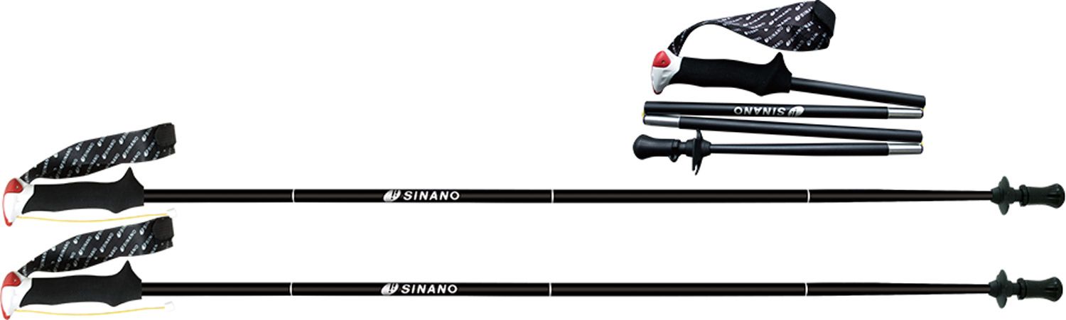 シナノ SINANO アウトドア トレイルランニング ポール トレランポール14.0 ブラック 105cm 550265 -