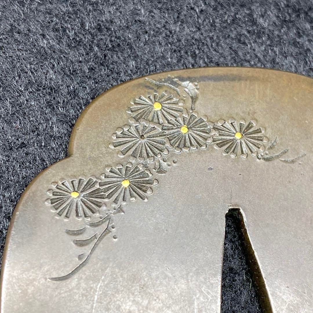 金象嵌布袋鍔 72g