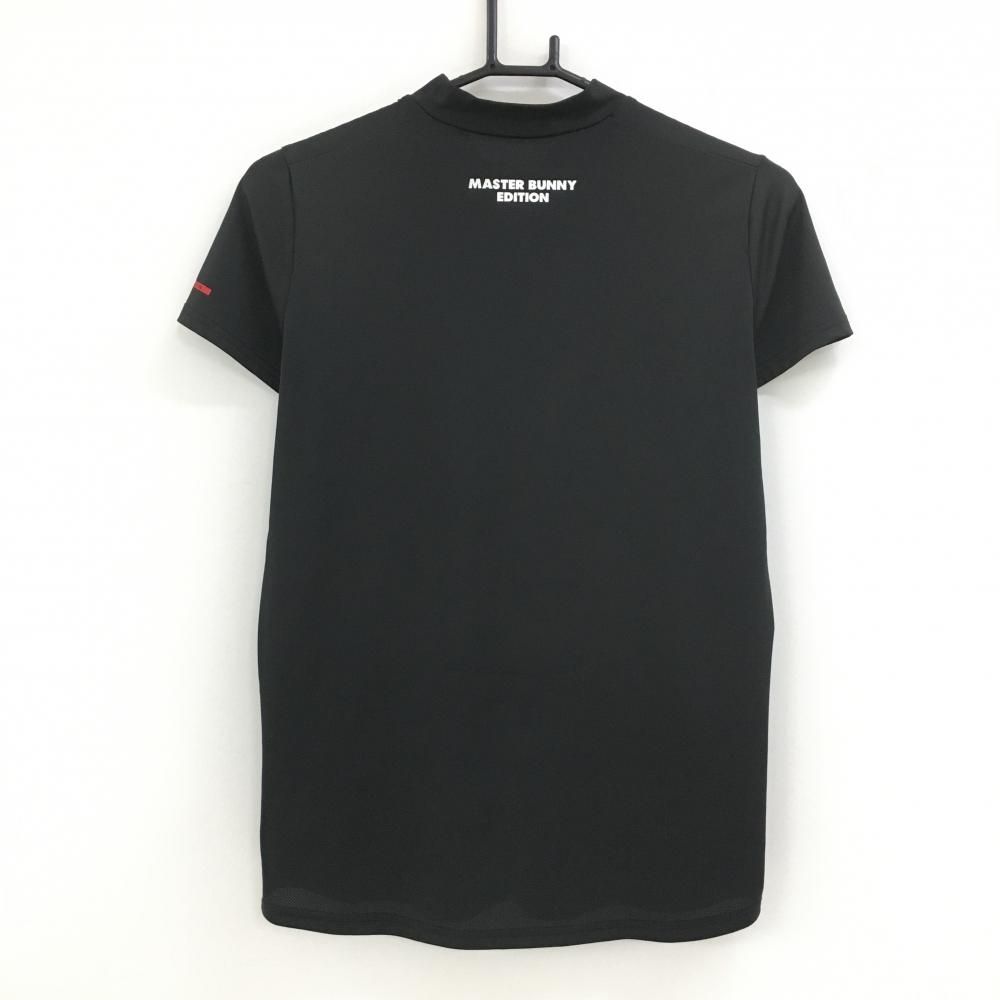 美品】マスターバニー 半袖ハイネックシャツ 黒×シルバー