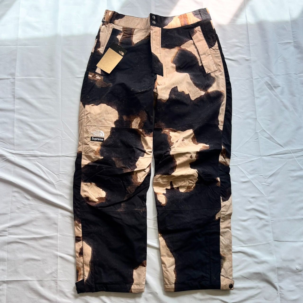 21aw Supreme The North Face Bleached Denim Mountain Pant Black M 