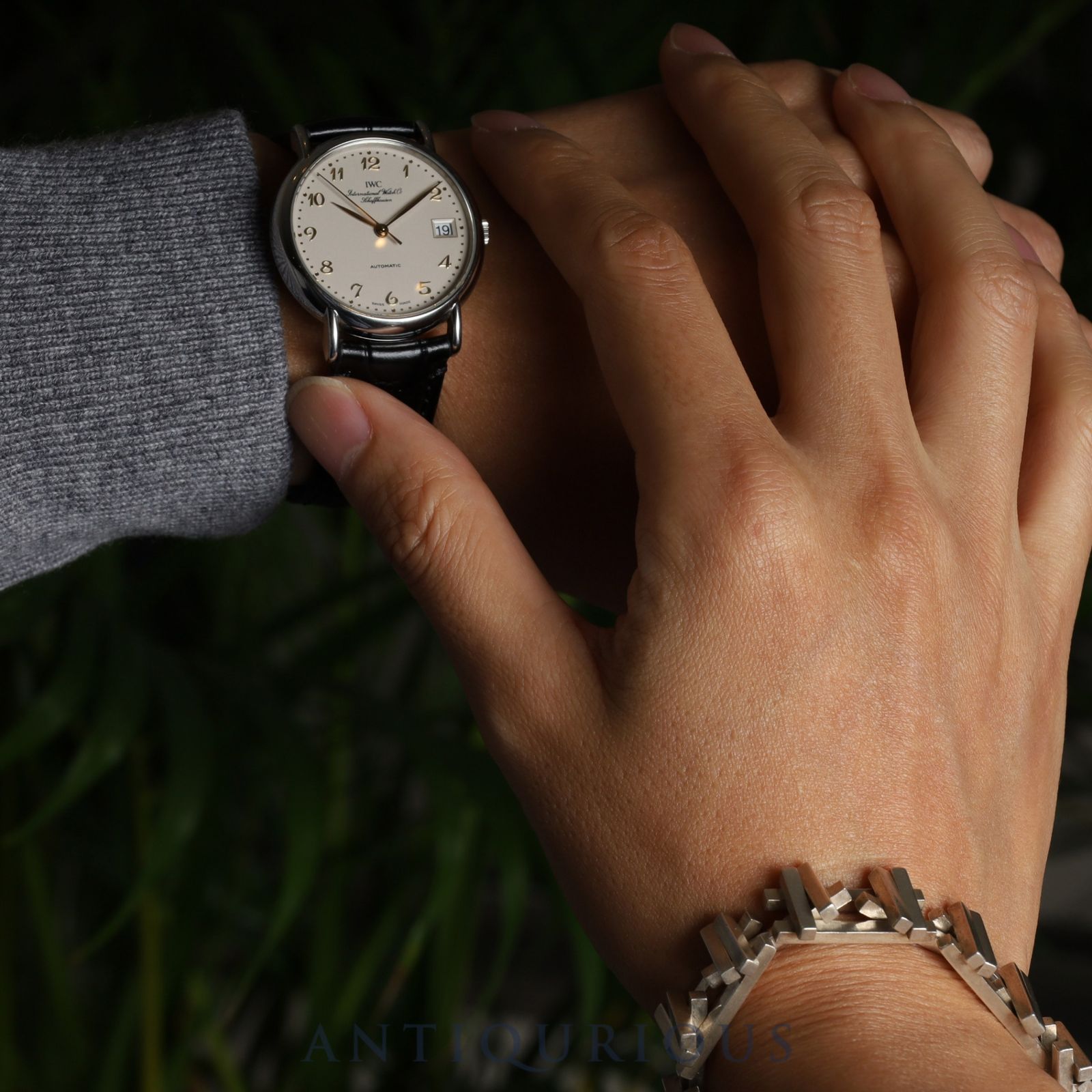 IWC ポートフィノ IW351323 自動巻き Cal.- SS 革 純正尾錠（SS 