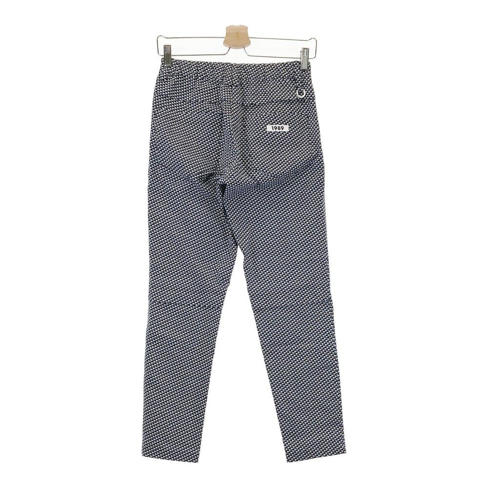 サイズ 00 PEARLY GATES パーリーゲイツ ストレッチパンツ ヤシ柄 ネイビー系 240101315465 ゴルフウェア レディース ストスト