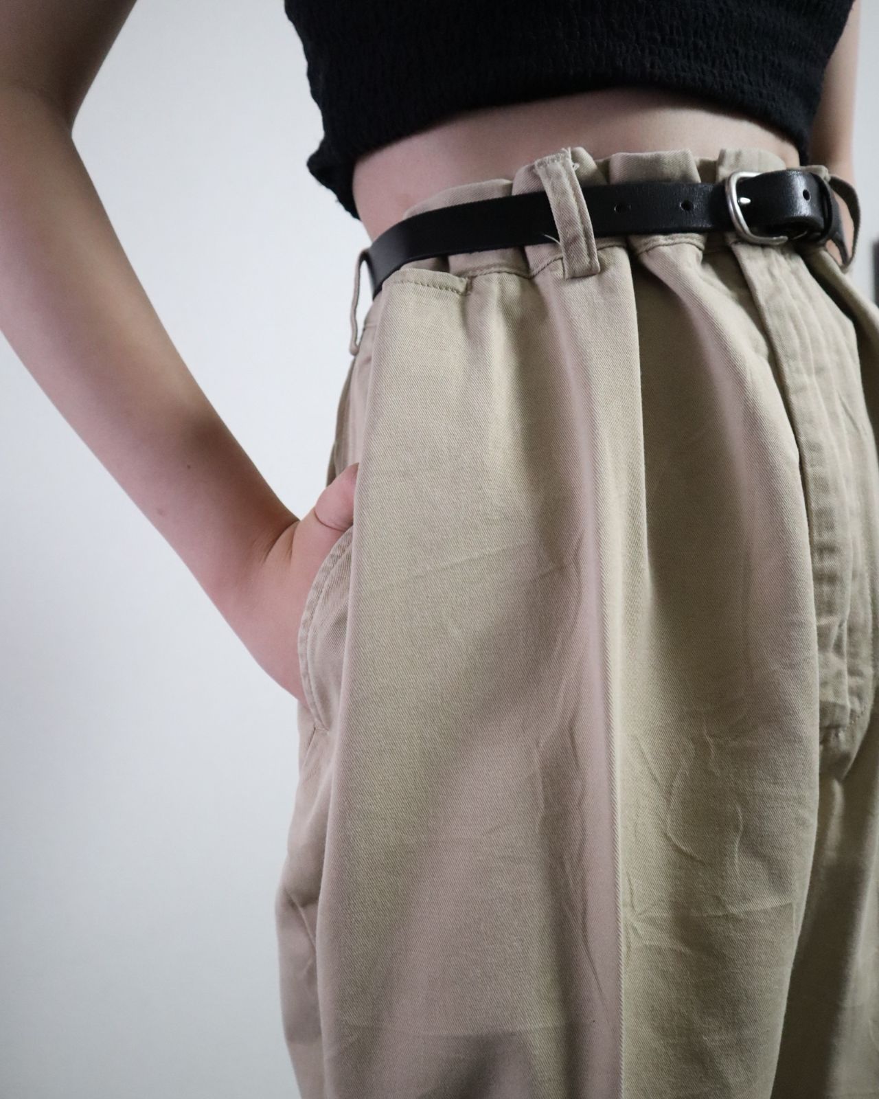 Ralph Lauren - 90's チノパン PRESTONモデル W36 1990s Polo by Ralph Lauren PRESTON PANT wide classic chino pants