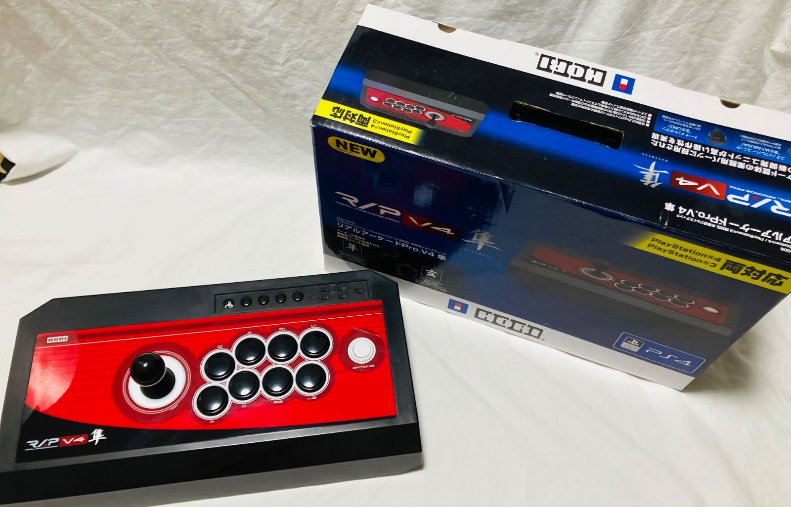 HORI PS4 PS3 リアルアーケードpro.V4 隼 PS4-005 - メルカリ