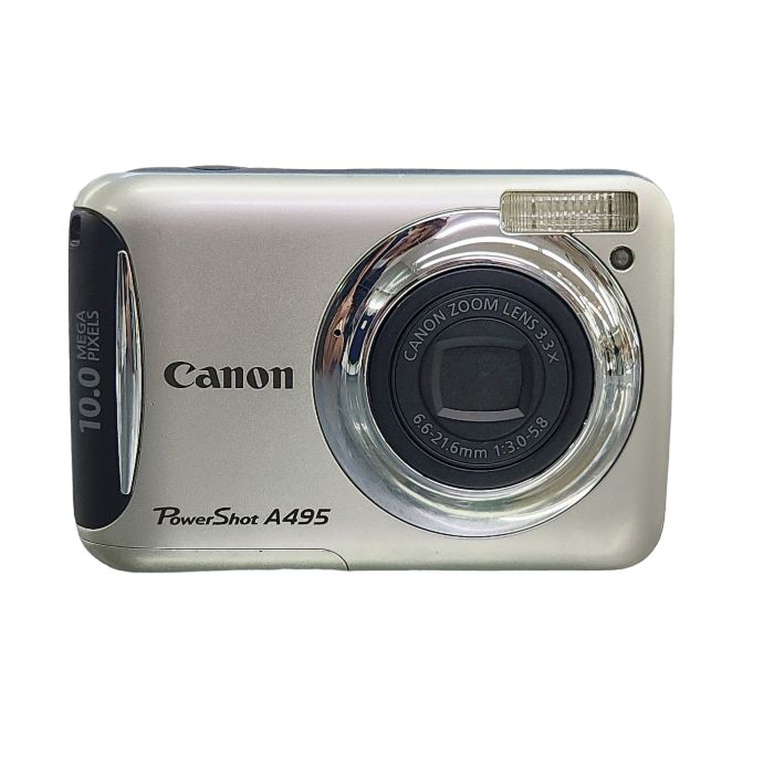 Canon コンパクト デジタルカメラ PowerShot A495 シルバー 中古 1 