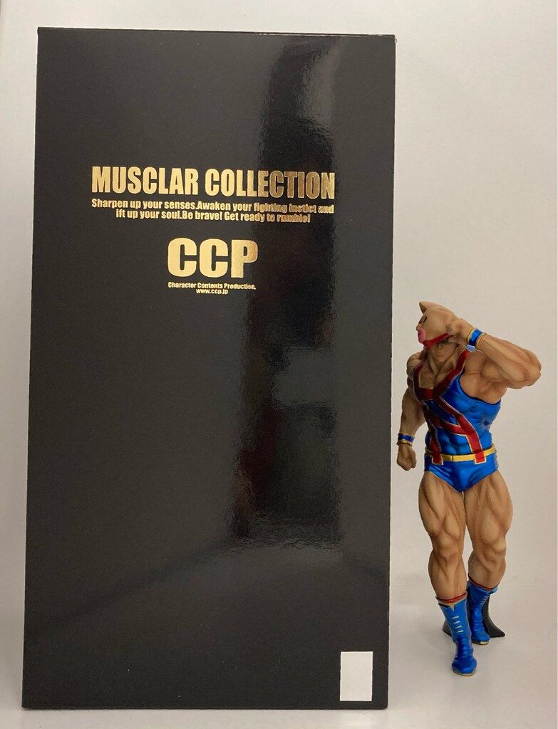 く*o様 CCP キン肉マン フェイスフラッシュ Ver. 原作 ブルーメタリッ CMC キン肉マン フェイスフラッシュVer. 特別カラー ブルー