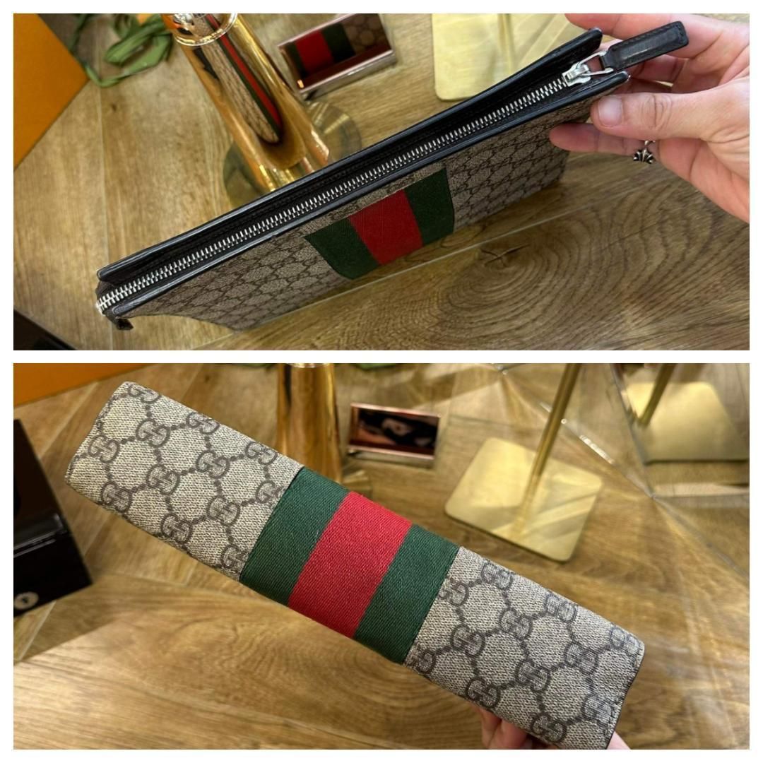 GUCCI グッチ 455H クラッチバッグ NEW WEB TES.GG - メルカリ