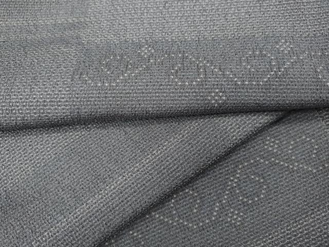 平和屋着物○本塩沢 110亀甲 横段吉祥文 正絹 逸品 CAAY5114ut 平和