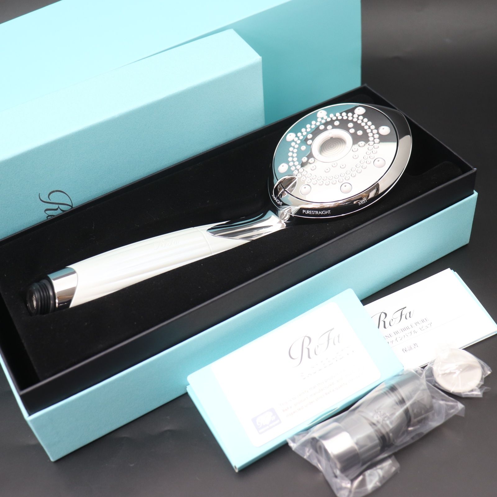 ITO4HCOVOYQO Refa リファ ReFa FINE BUBBLE PURE リファインバブルピュア RS-AM-02B シャワーヘッド 美容