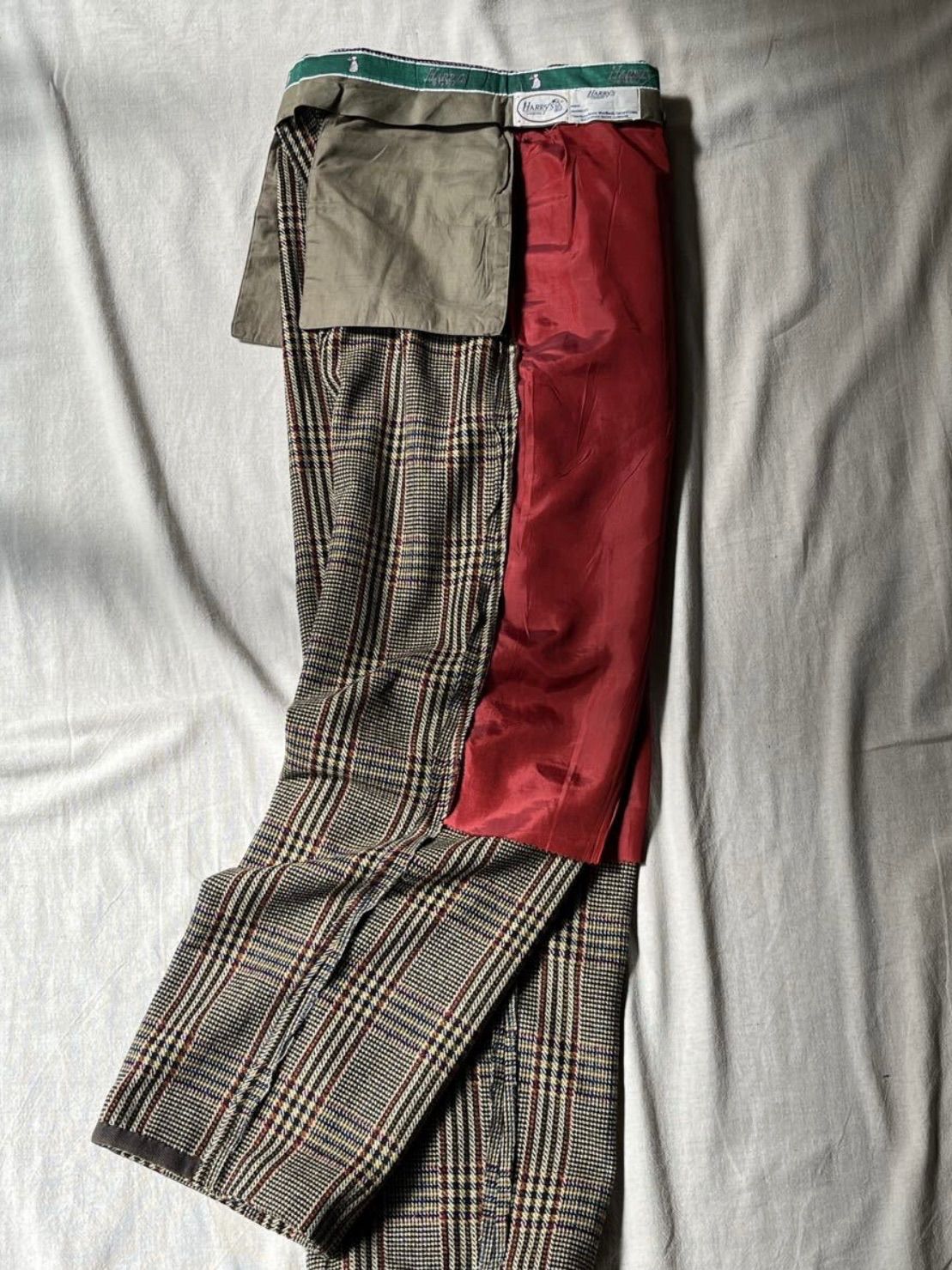 メンズ 90s Brooks Brothers リネン ワイド スラックス TALON