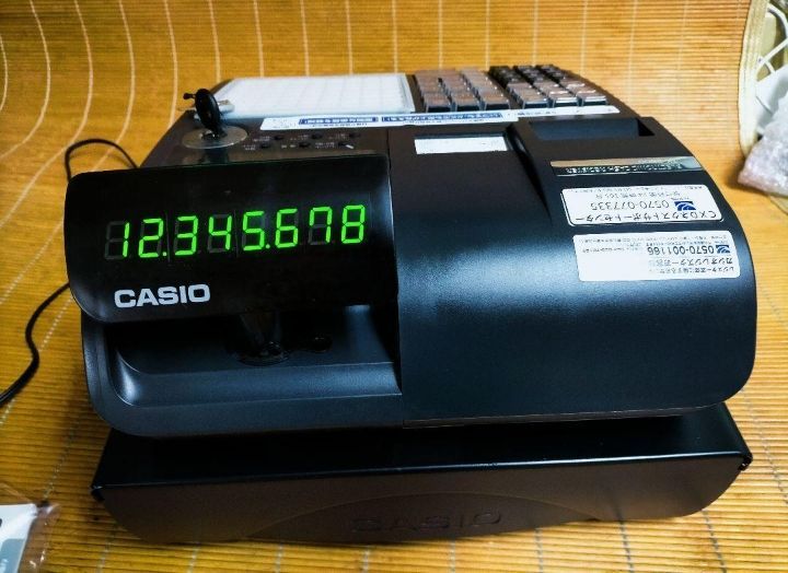 カシオレジスター TK-2800 店名無料 コンパクト上位機種 23232 - メルカリ