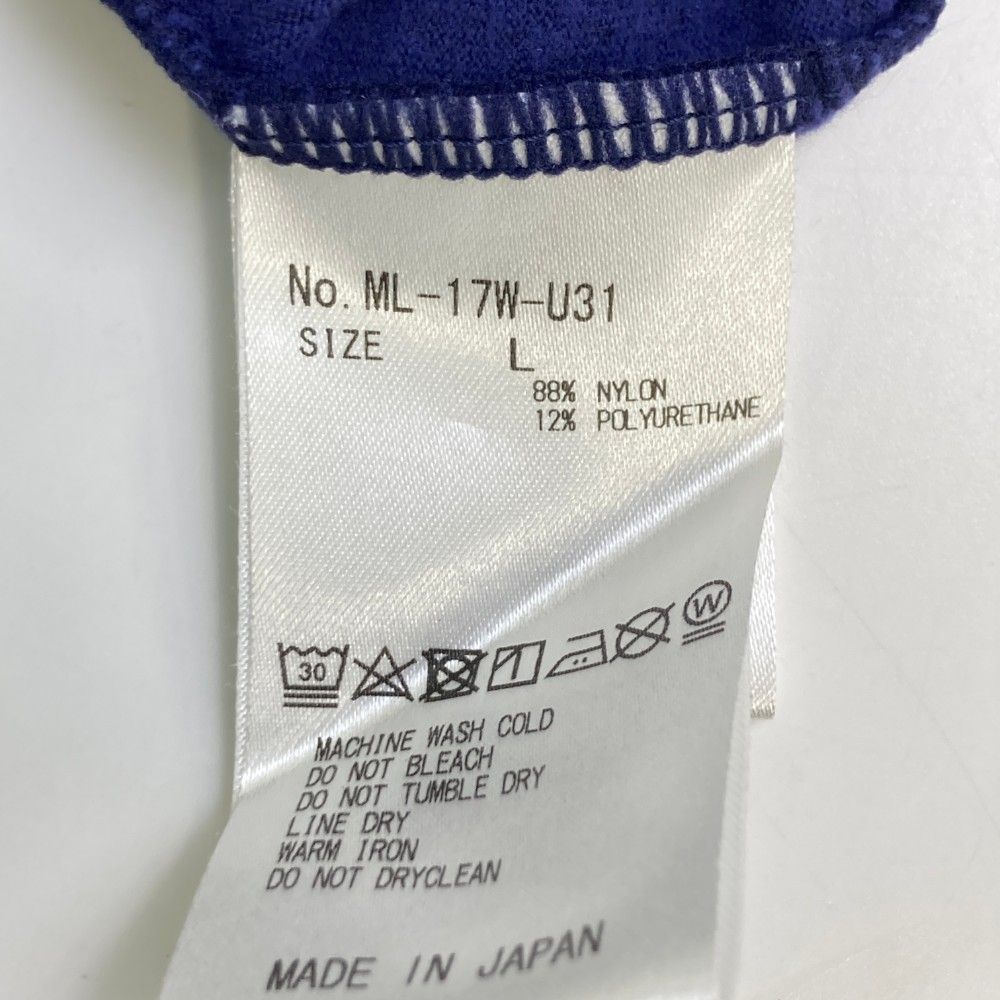 サイズ：L MARK&LONA マークアンドロナ  タートルネック 長袖Tシャツ  ネイビー系 [240101443221] ゴルフウェア メンズ ストスト サイズ：L MARK&LONA マークアンドロナ タートルネック 長袖T