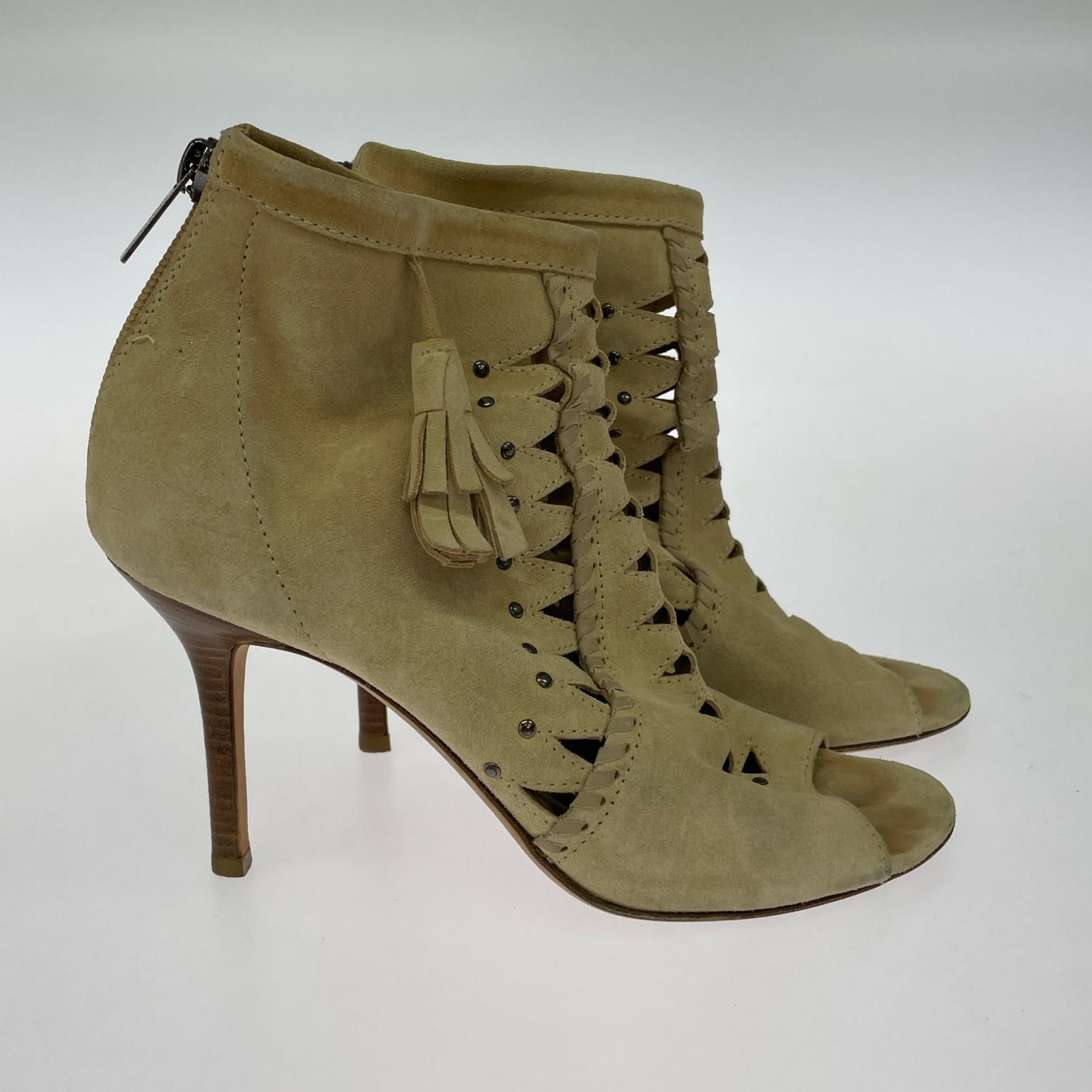めっちゃかわJIMMY CHOO ベージュ スエード ミュール36 めっちゃかわJIMMY CHOO ベージュ スエード ミュール36 めっちゃ