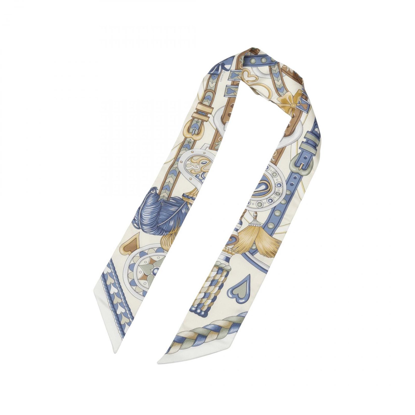 HERMES エルメス ツイリー HARNAIS DE COEUR スカーフ - メルカリ