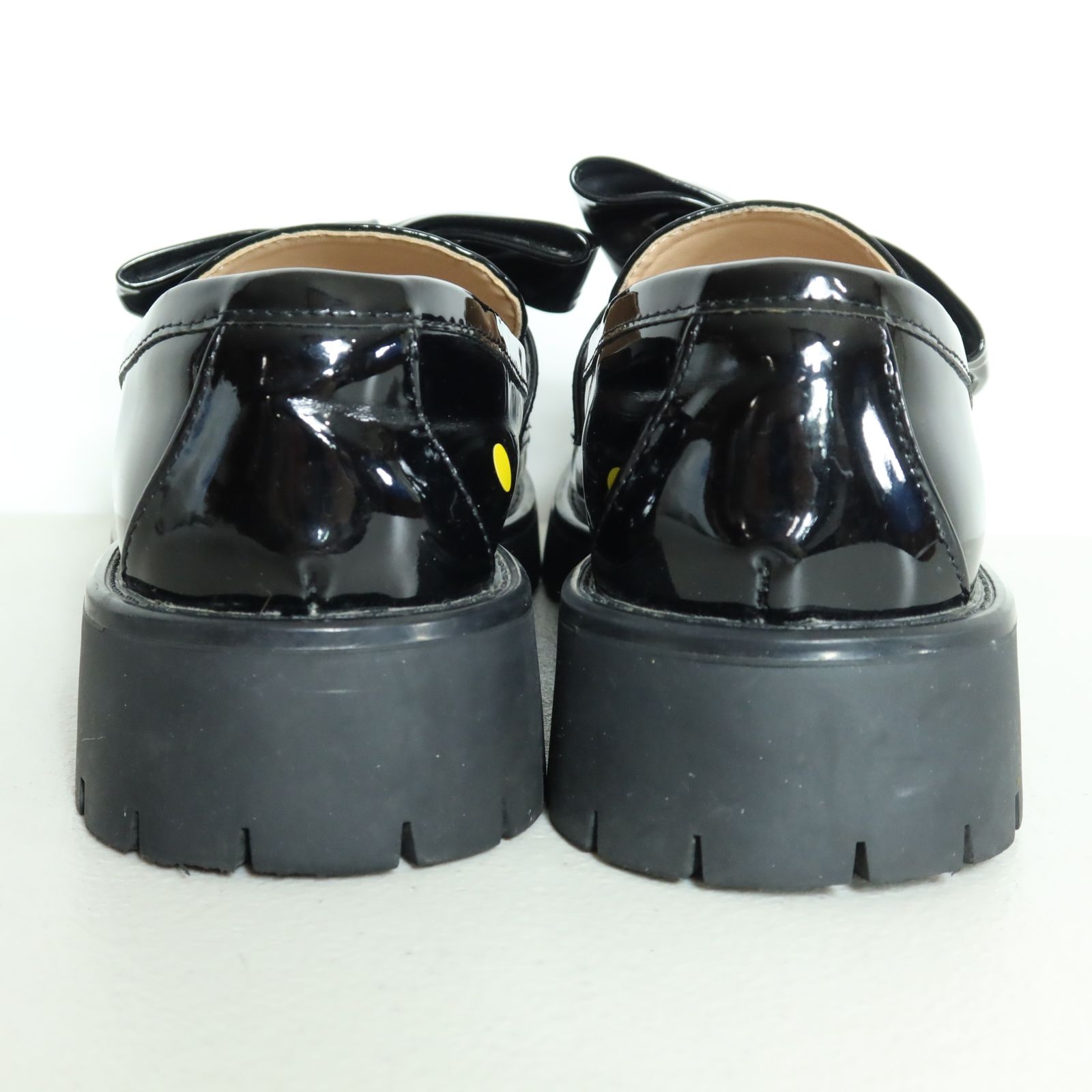 定価19,800円】ピンクハウス☆エナメルリボンシューズ フリンジ 厚底