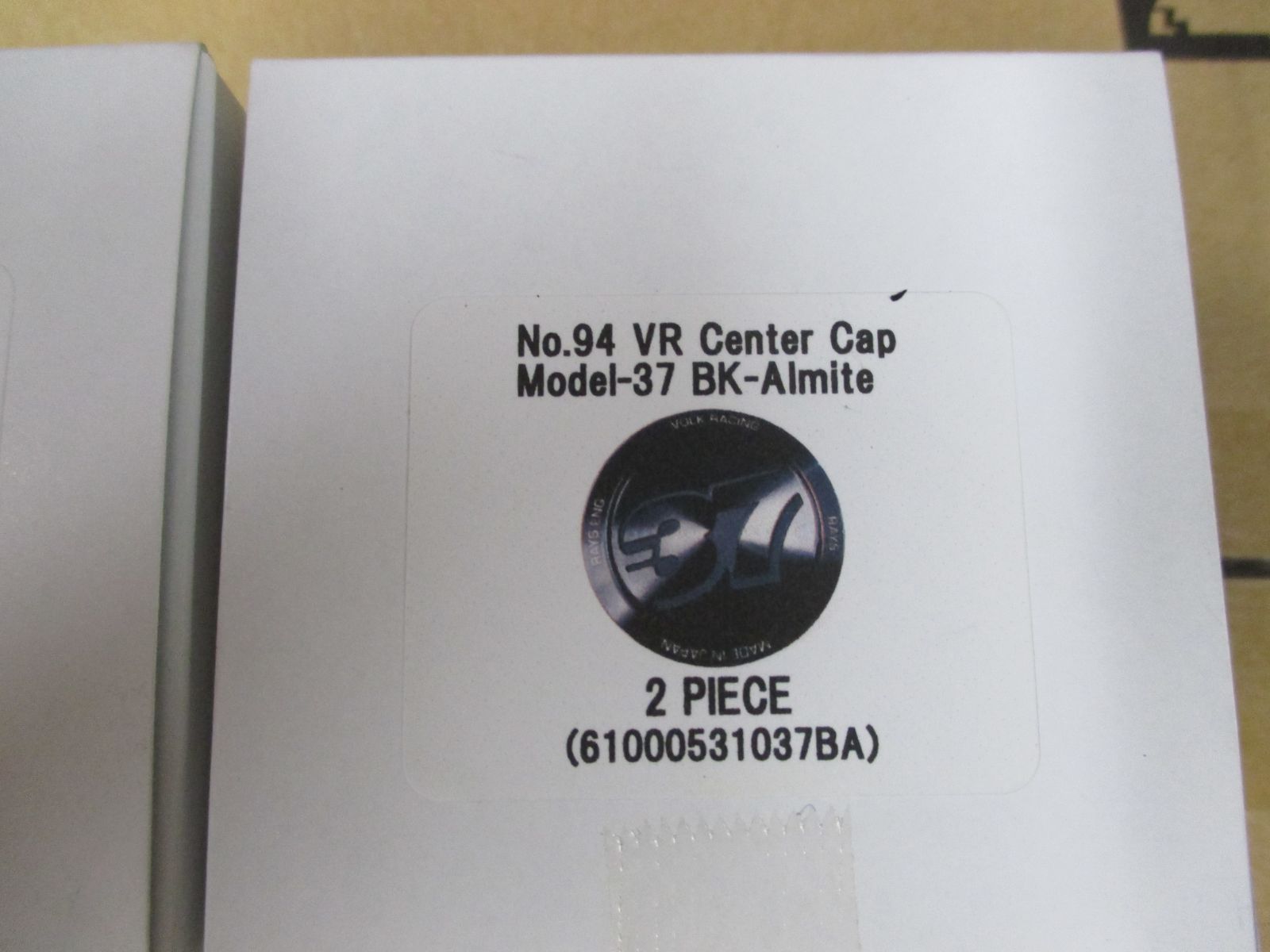 在庫品】RAYS VOLK RACING VR CAP MODEL-37 BK-AImite レイズ 4個 