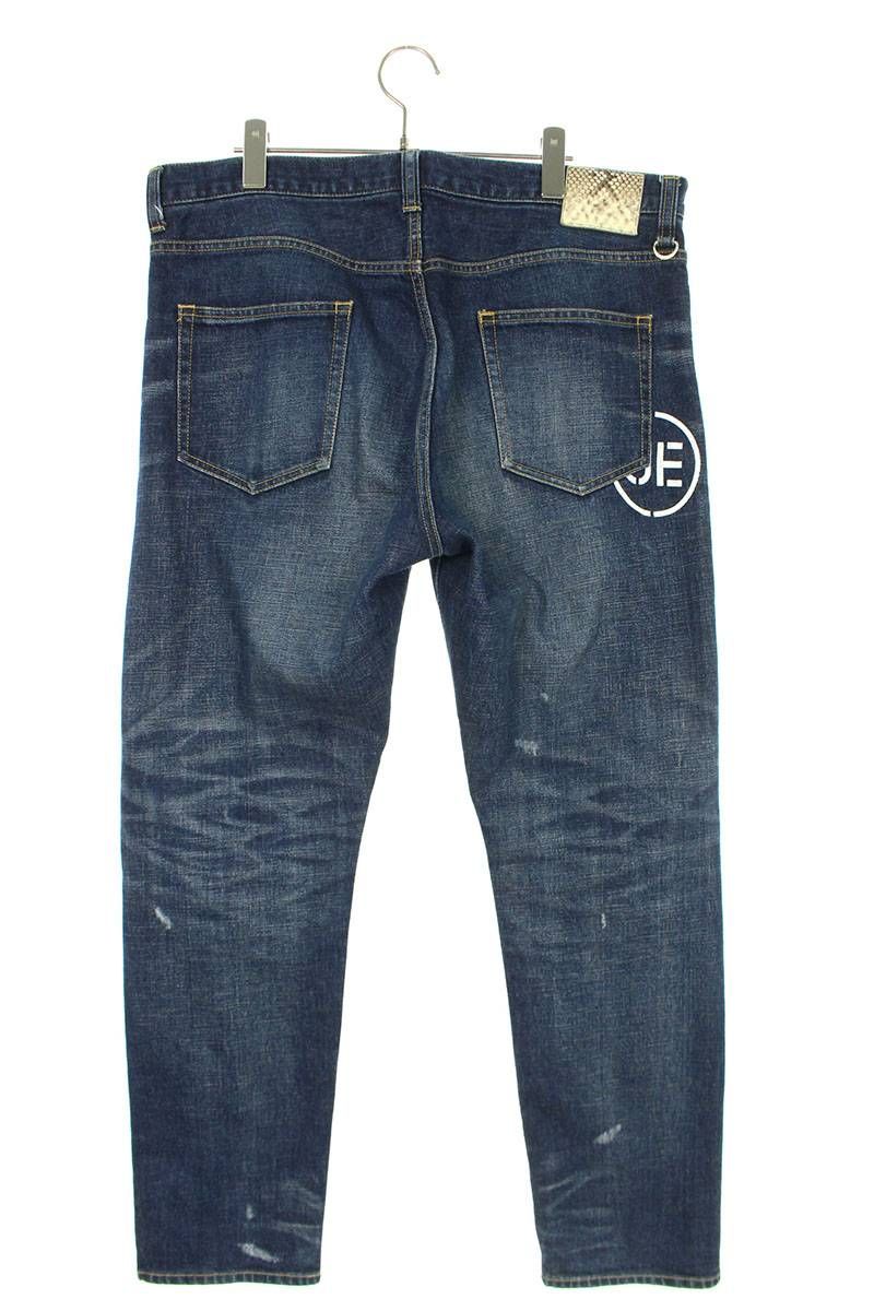 ユニフォームエクスペリメント  22SS  UE-220033 DAMAGED DENIM PANTS ダメージ加工デニムパンツ  メンズ 4