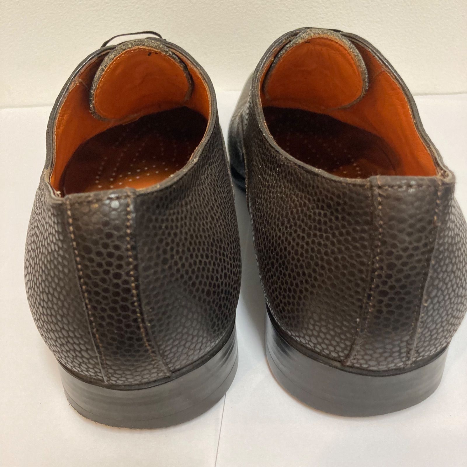 Santoni サントーニ 革靴 ビジネスシューズ ダークブラウン 【サイズ