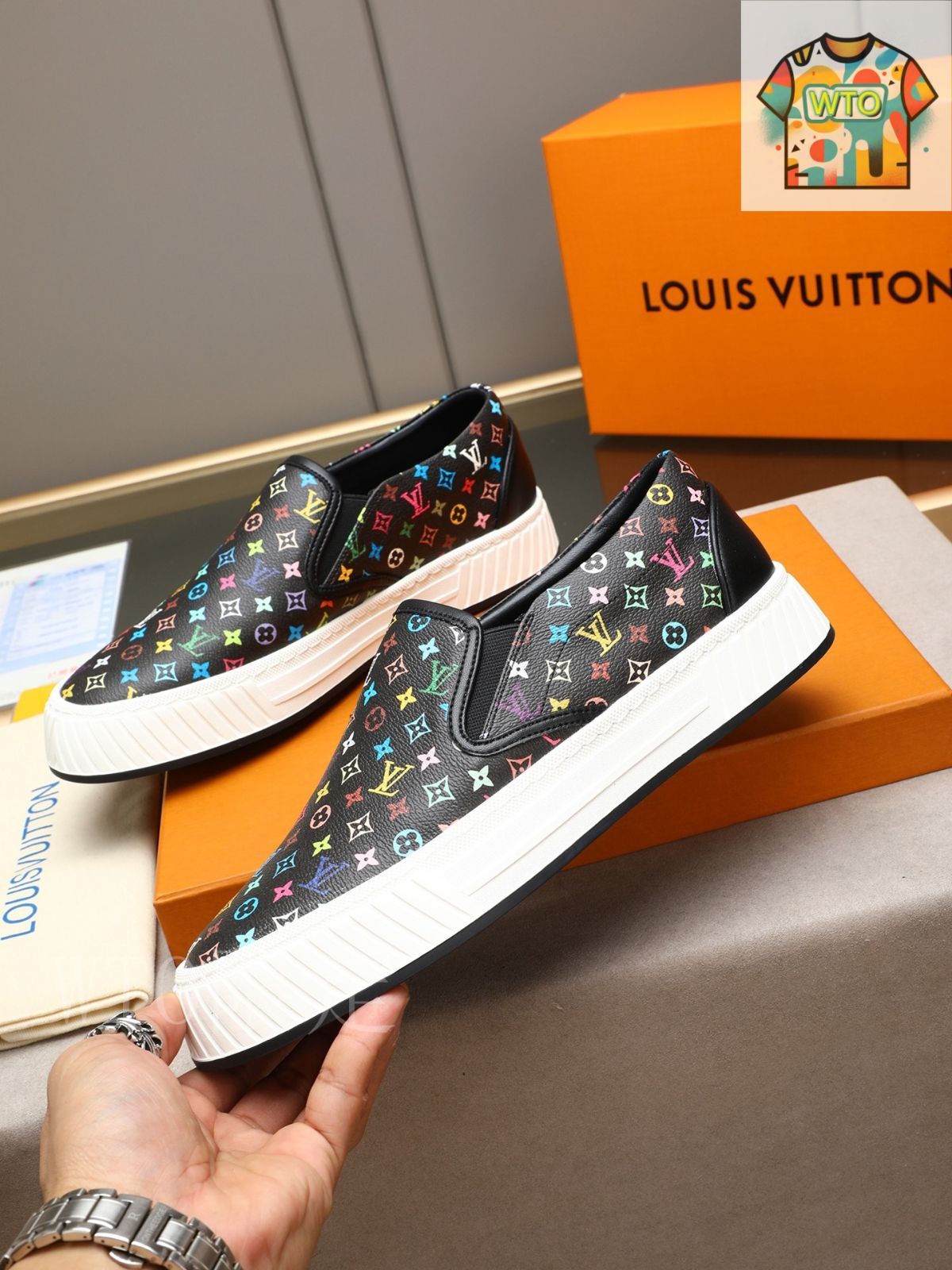 LOUIS VUITTON ルイ・ヴィトン メンズ カジュアル シューズ07-1