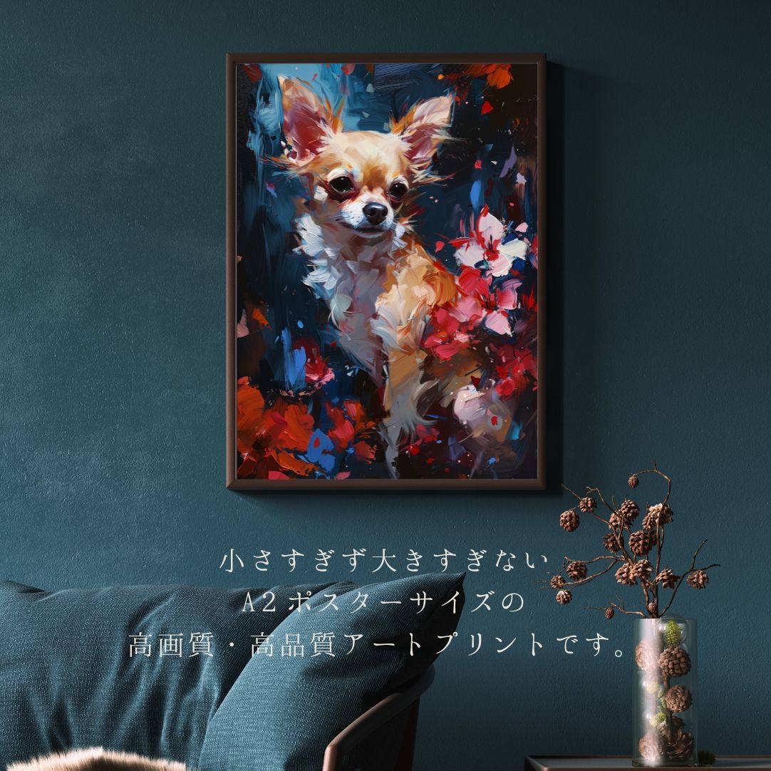 犬の絵画。珍品です。 円山四条派 山元春挙 春挙 狆の図 犬絵 犬の絵 掛軸 日本画